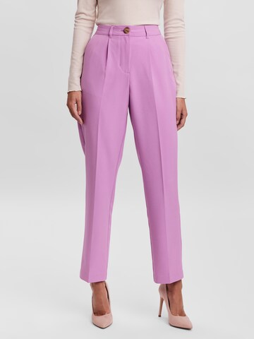 VERO MODA - Loosefit Pantalón plisado 'Camille' en lila: frente