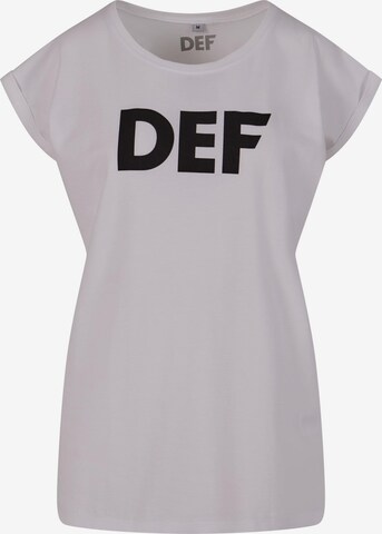 T-shirt 'Sizza' DEF en blanc : devant