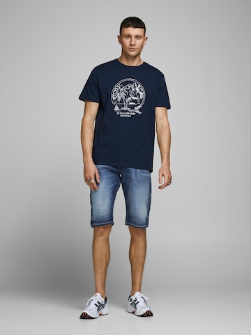 JACK & JONES Normalny krój Jeansy 'Rex' w kolorze niebieski