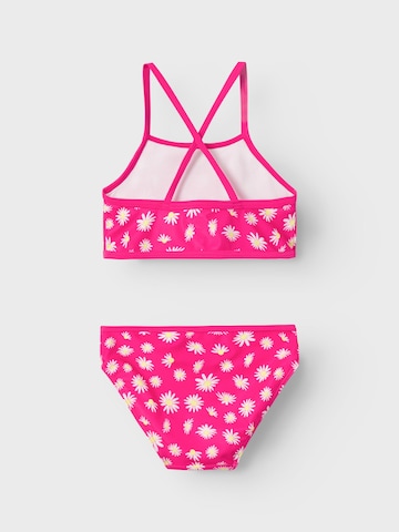 NAME IT Bustier Bikini 'Zimone' i rosa