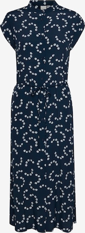 ICHI Košilové šaty – modrá: přední strana