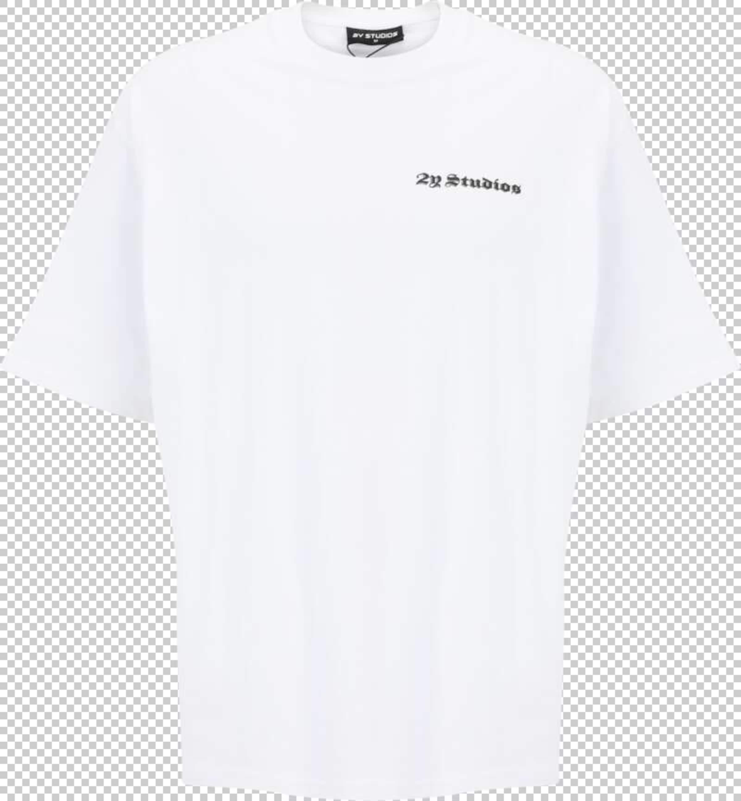 T-Shirt 'Smiley' 2Y Studios en blanc : devant