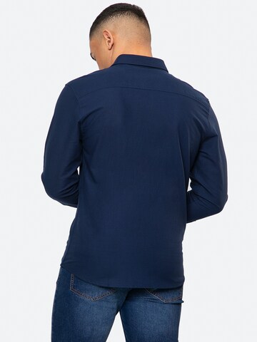 Regular fit Camicia 'Beacon' di Threadbare in blu