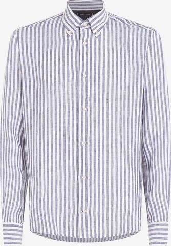 TOMMY HILFIGER Button Up Shirt in Blue: front