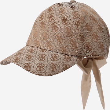 GUESS Cap in Beige: front