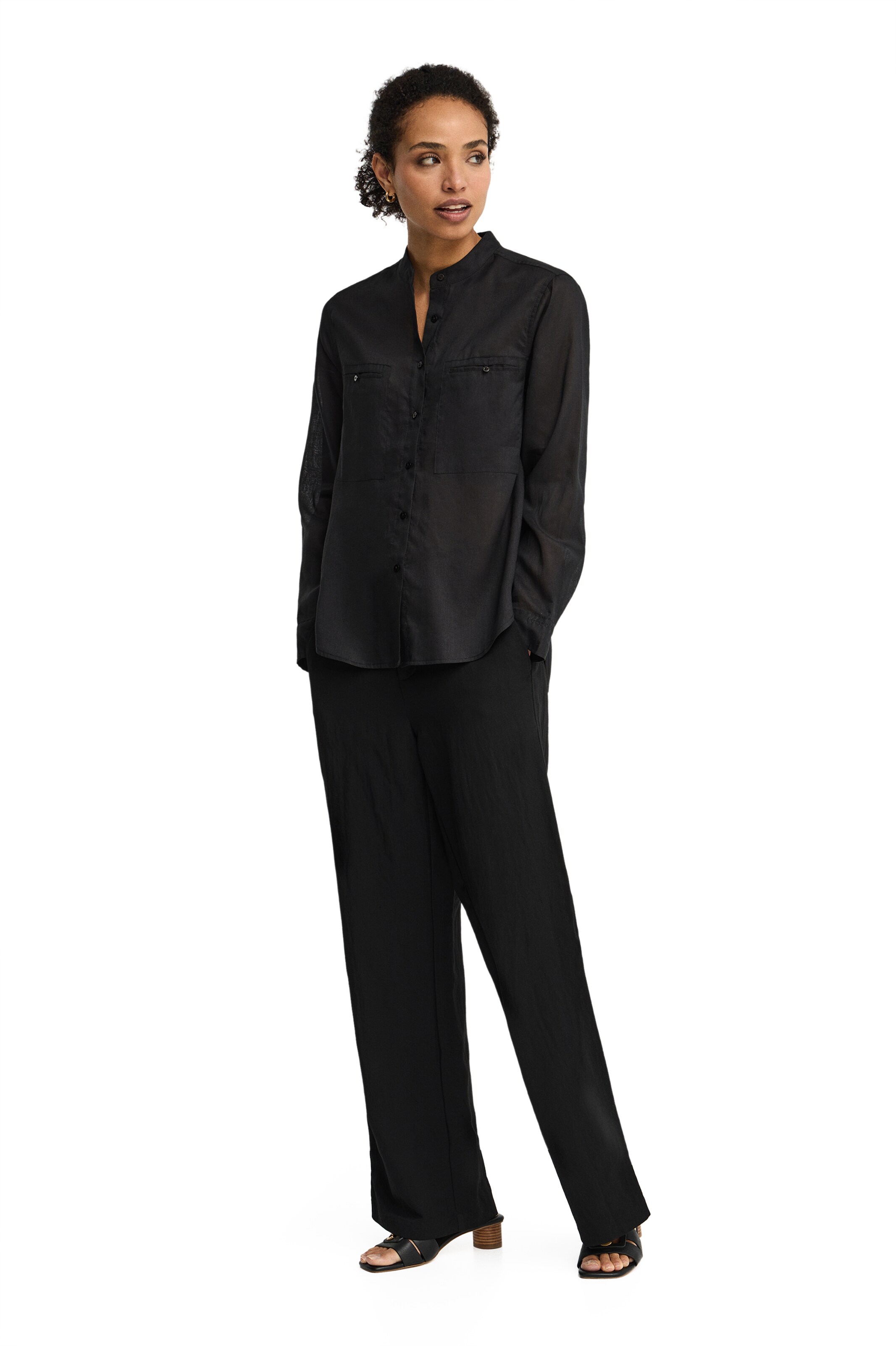 Polo Club Blouse in Black