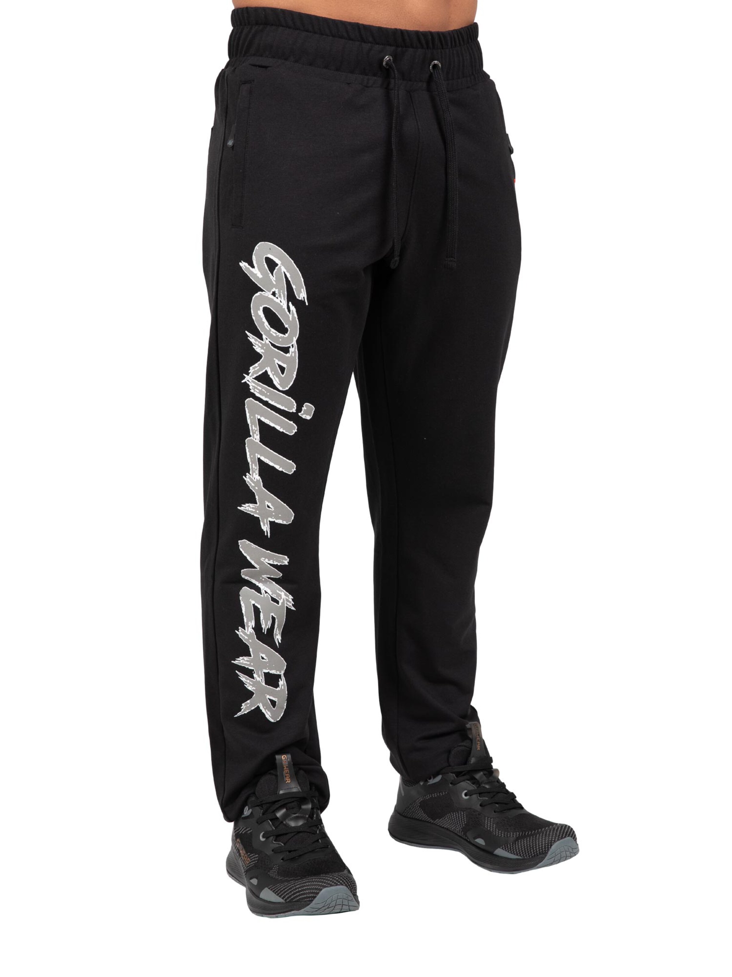Regular Pantalon 'Wilton' Gorilla Wear en noir : devant