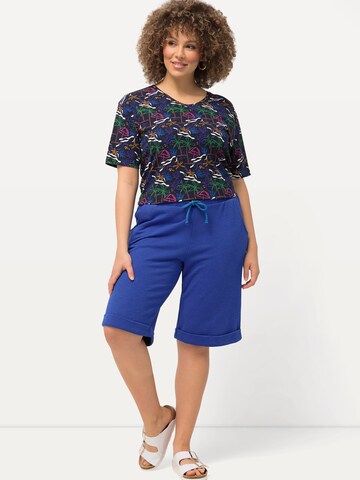 Ulla Popken Regular Shorts in Blau