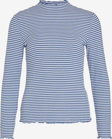 VILA Shirt 'STRIPO' in Blauw: voorkant