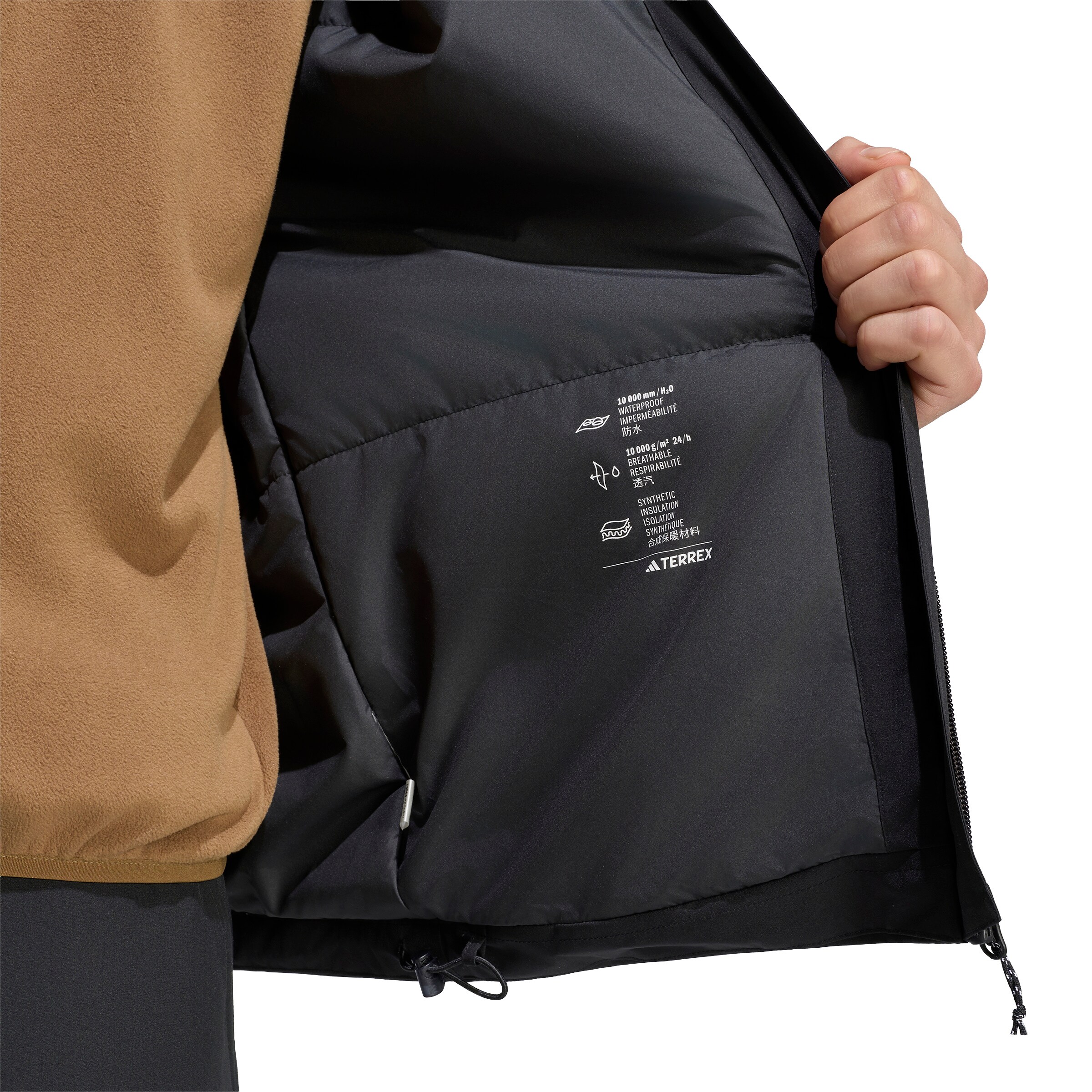 ADIDAS TERREX - Chaqueta de montaña 'Multi Essentials' en negro