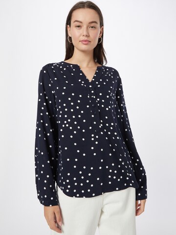 ZABAIONE Blouse 'Annabelle' in Blue: front