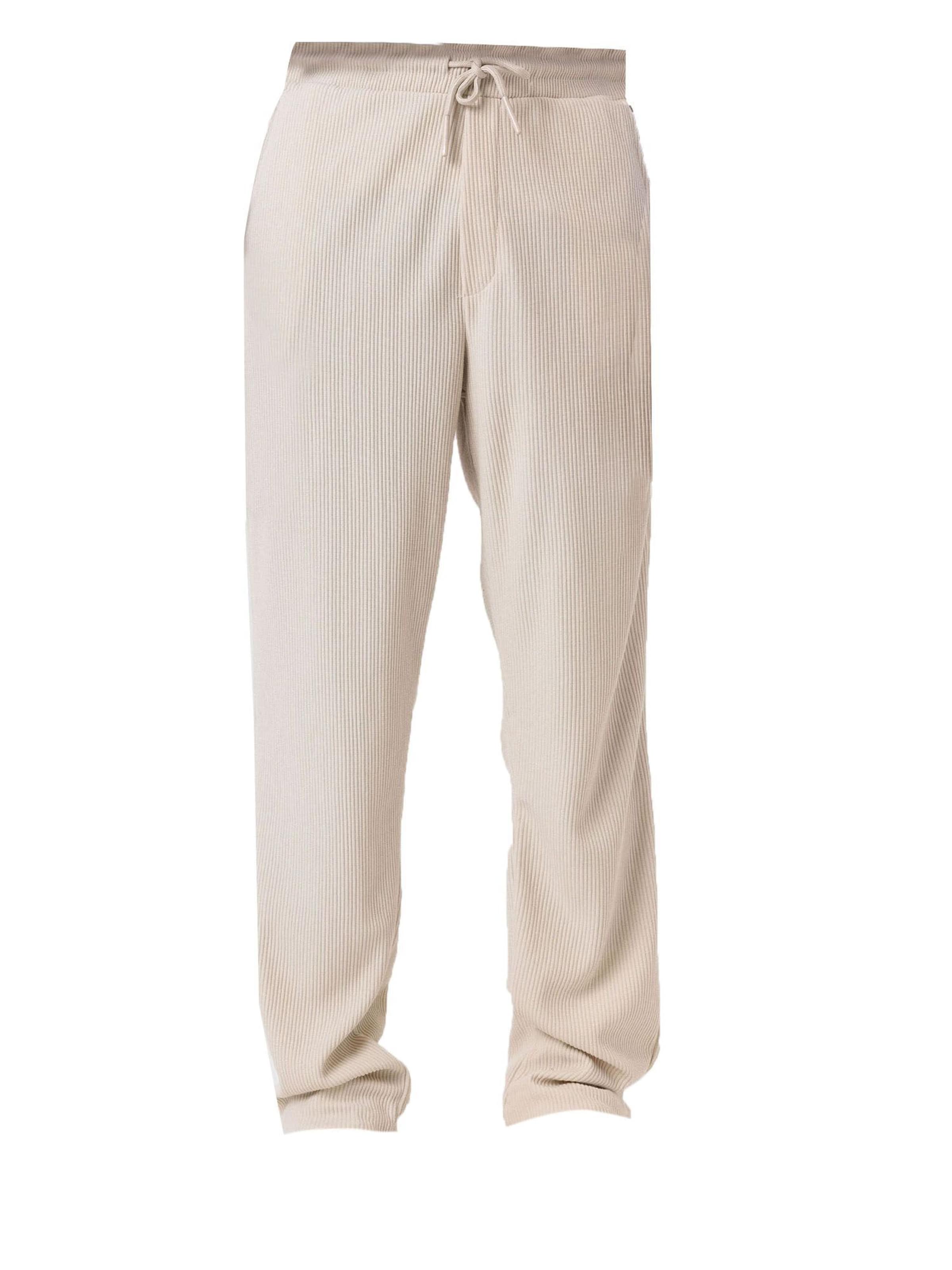 Antioch Loosefit Kalhoty – bílá: přední strana