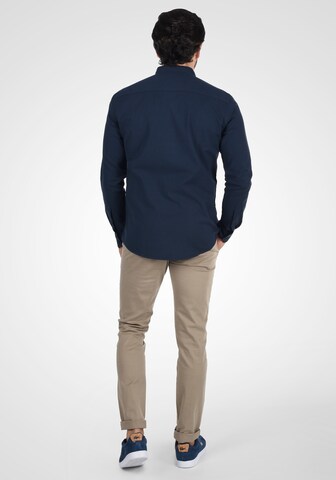 !Solid Slim Fit Hemd in Blau