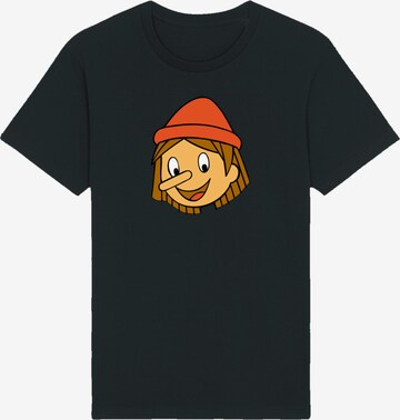 F4NT4STIC Shirt 'Pinocchio ' in Zwart: voorkant