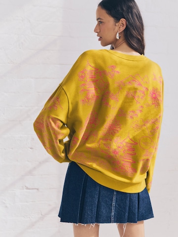 Next Sweatshirt 'Premium' in Groen