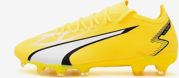 Scarpa da calcio 'Ultra Match' di PUMA in giallo: frontale