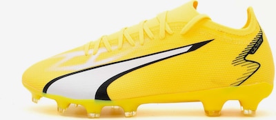 PUMA Chaussure de foot 'Ultra Match' en jaune / noir / blanc, Vue avec produit