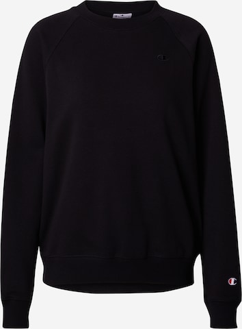 Champion Authentic Athletic Apparel Sweatshirt 'Legacy' i svart: framsida