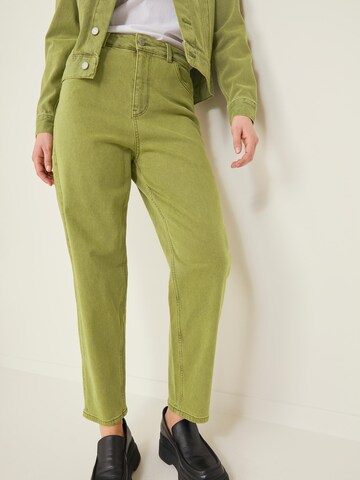 Tapered Jeans 'Lisbon' di JJXX in verde