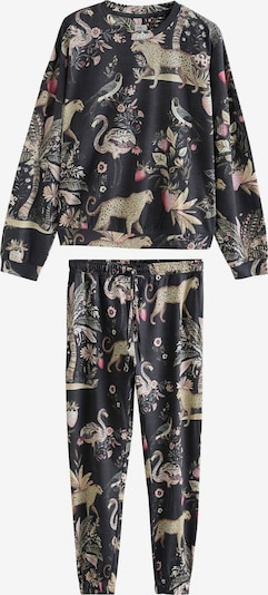 Next Pidžama u toplo smeđa / antracit siva / zelena / svijetloroza, Pregled proizvoda