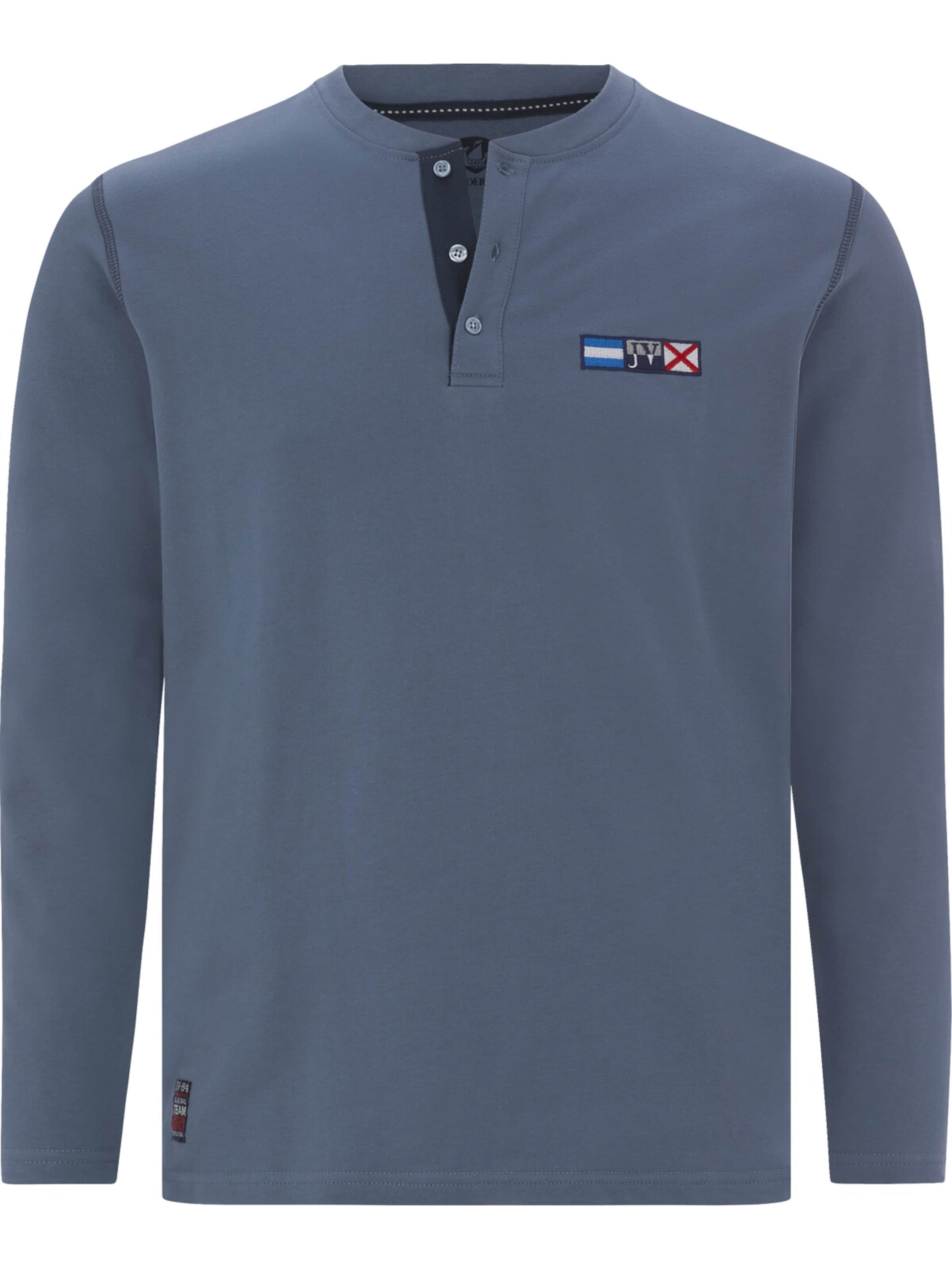 Jan Vanderstorm Sweatshirt ' Jornsen ' in Blau: Vorderseite