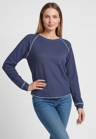 T-shirt CALEY en bleu : devant