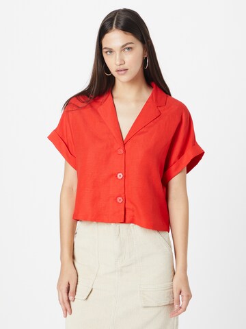 Lindex Bluse 'Lillie' in Rot: predná strana