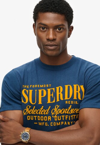 T-Shirt Superdry & Co en bleu