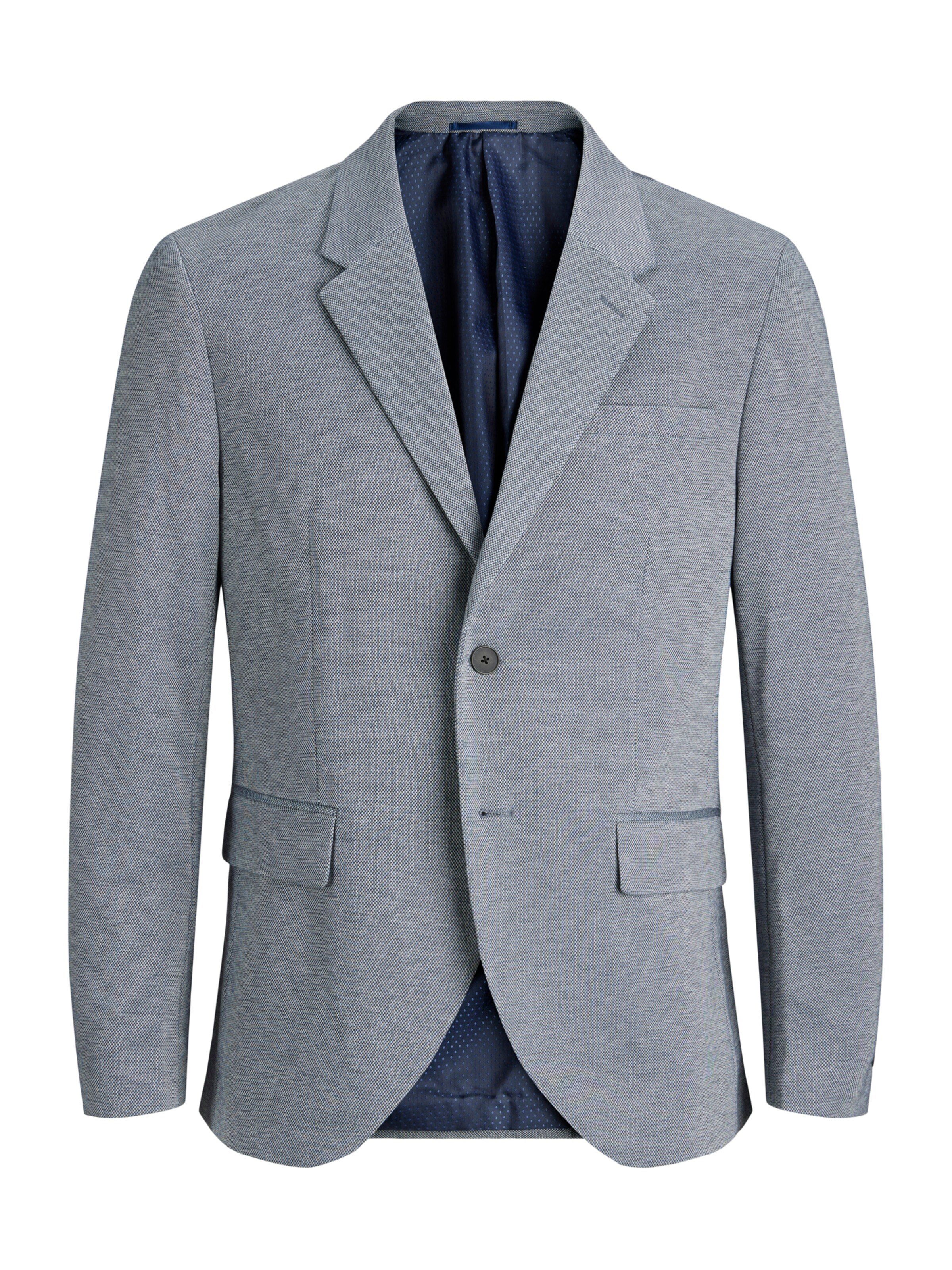 JACK & JONES Slim fit Pintsak 'JPRBLAMartin Leon' w kolorze niebieski: przód