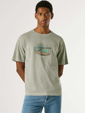 Maglietta 'Shaye' di Pepe Jeans in verde: frontale