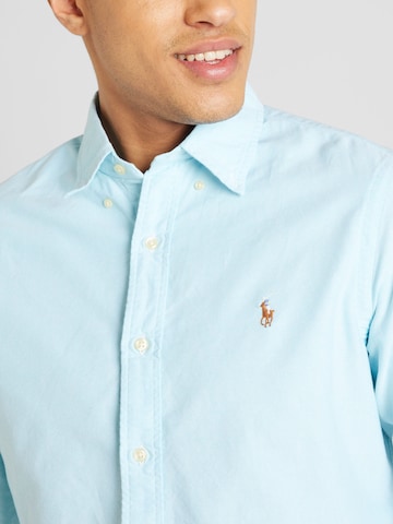 Coupe regular Chemise Polo Ralph Lauren en bleu