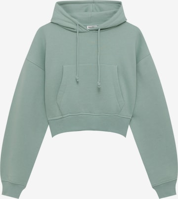 Pull&Bear Sweatshirt i grön: framsida