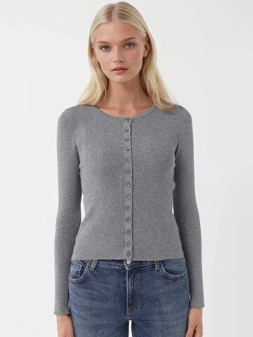 Cardigan Hiccup en gris : devant