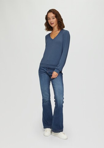 QS Sweatshirt in Blau