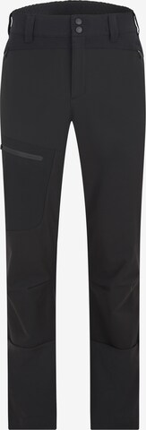 ZIENER Regular Workout Pants 'NAWO' in Black: front