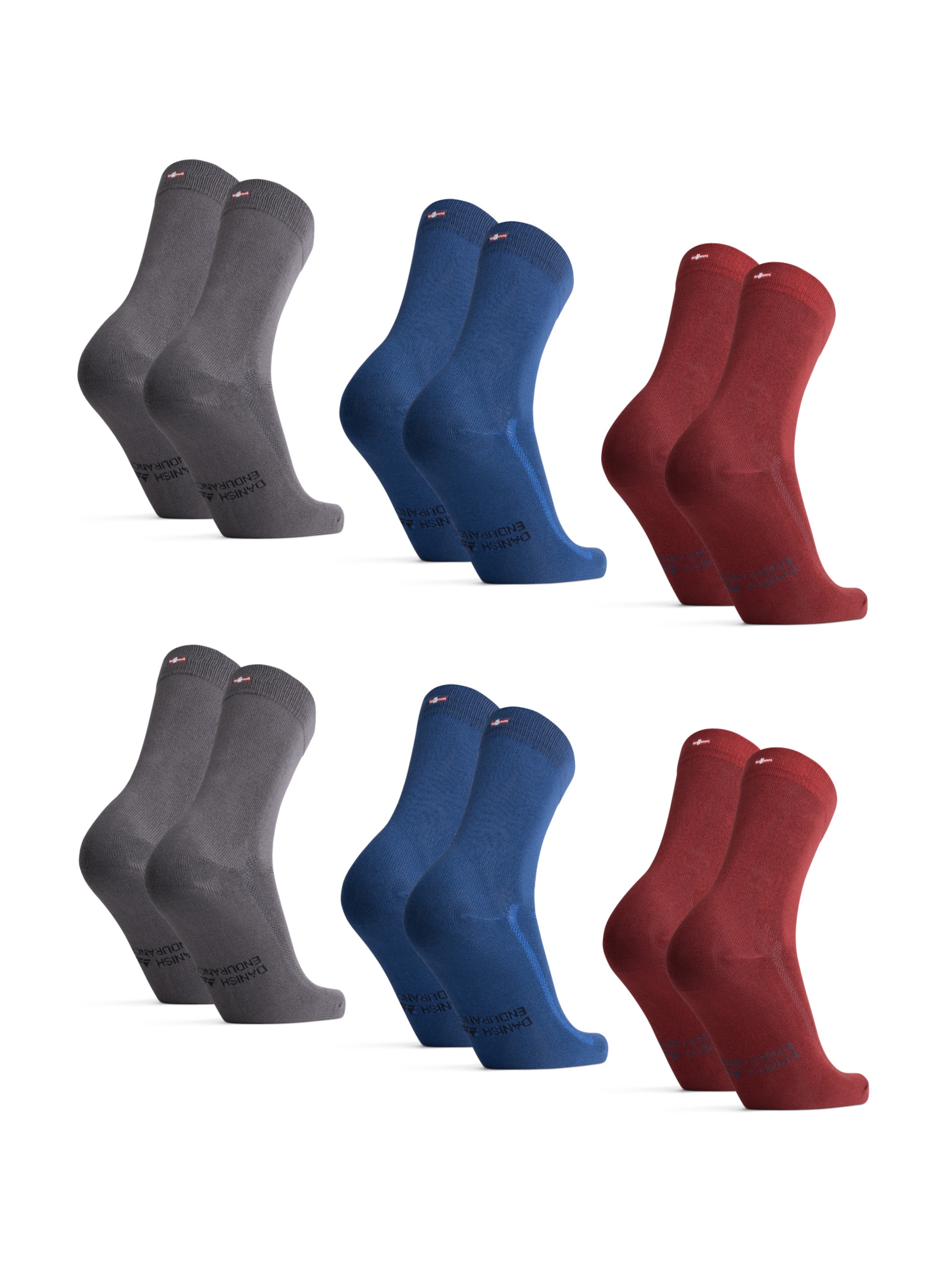DANISH ENDURANCE Socken 'Bamboo Crew' in Blau