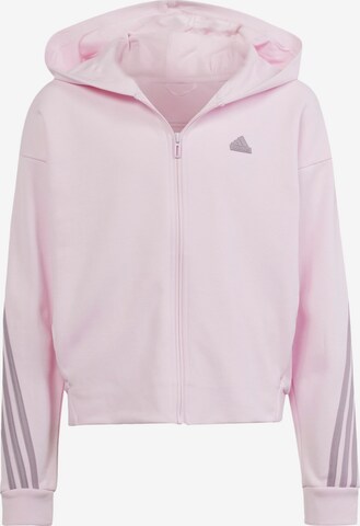 ADIDAS SPORTSWEAR Sportsweatjacke ' Future Icons' in Pink: predná strana