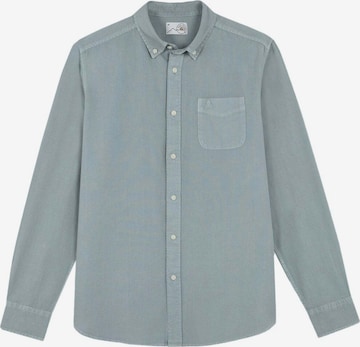 Scalpers Regular fit Button Up Shirt in Green: front