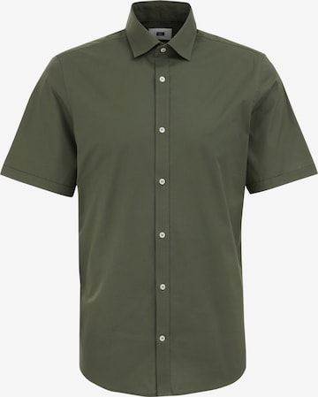 WE Fashion Regular Fit Paita värissä vihreä: etupuoli