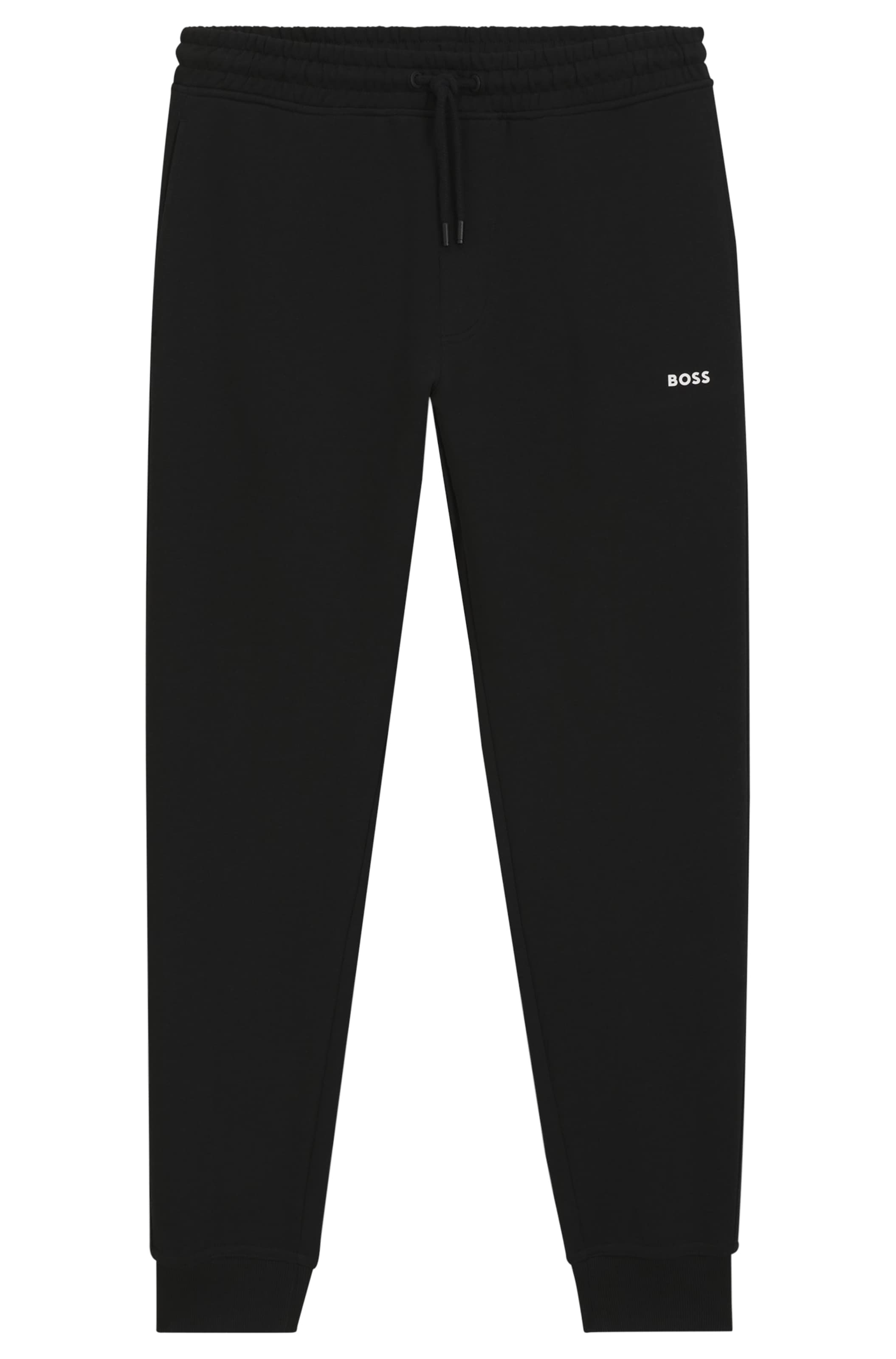 BOSS - Tapered Pantalón 'SeChup' en negro: frente
