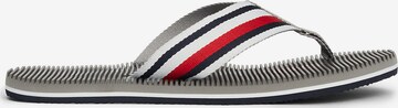 TOMMY HILFIGER Zehentrenner in Silber