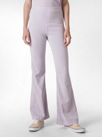 DEHA Flared Trousers in Purple: front