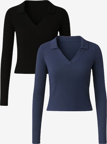 GORG Bluse in Blau: Vorderseite