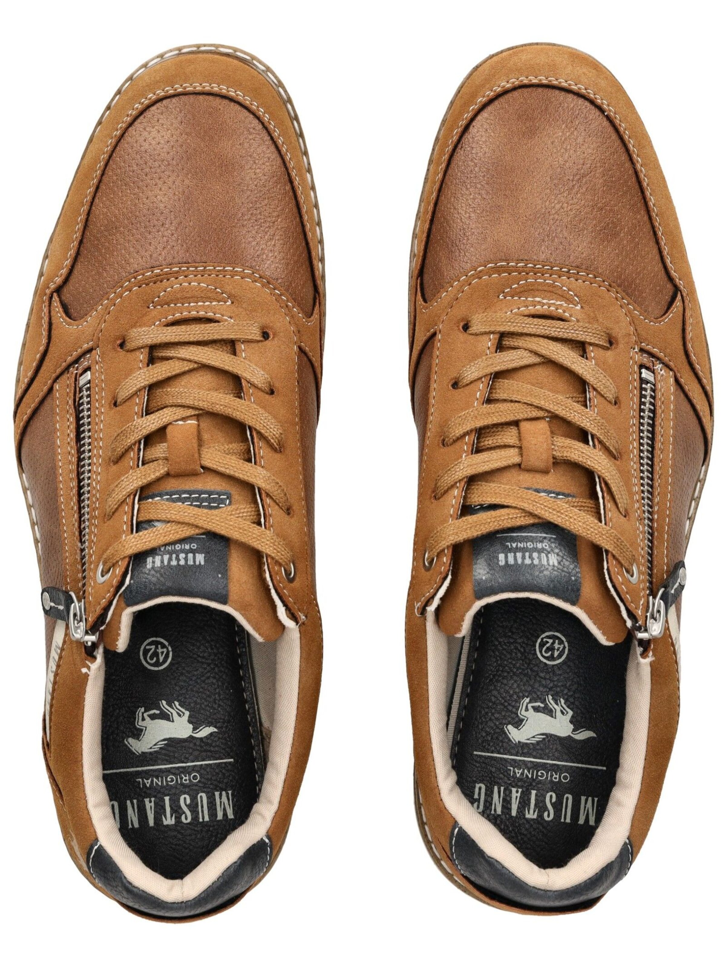 MUSTANG Sneakers laag in Bruin