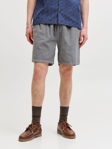JACK & JONES Wide Leg Shorts in Grau: Vorderseite