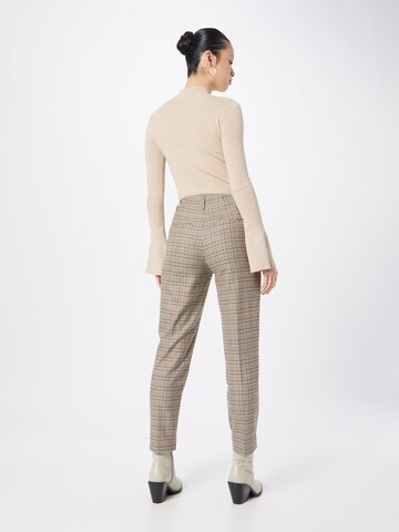 FIVEUNITS Regular Trousers with creases 'Julia' in Beige