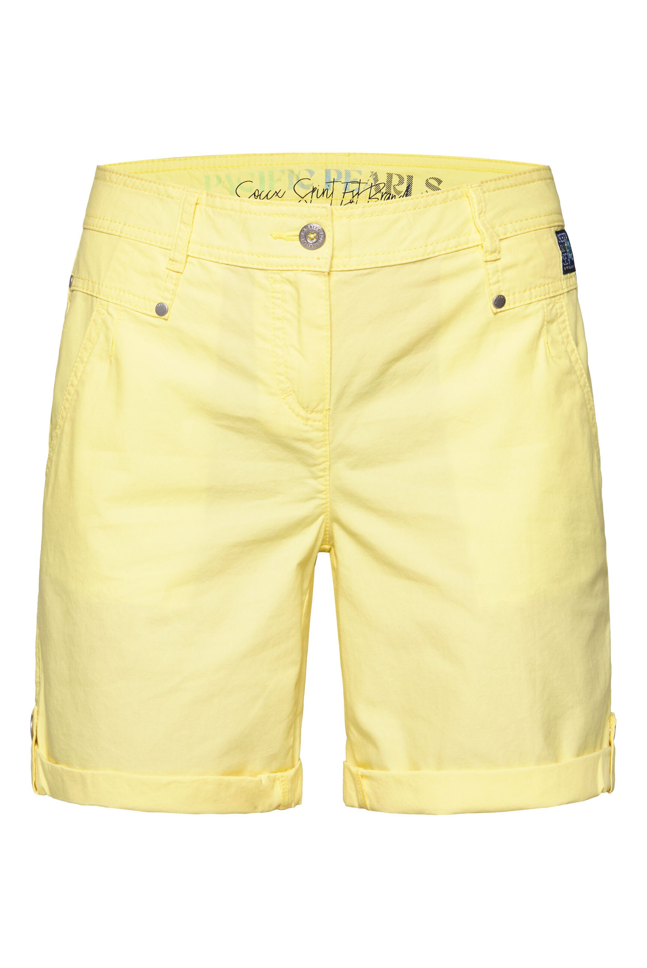 Regular Pantalon chino Soccx en jaune : devant