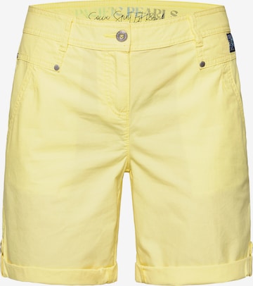 Regular Pantalon chino Soccx en jaune : devant