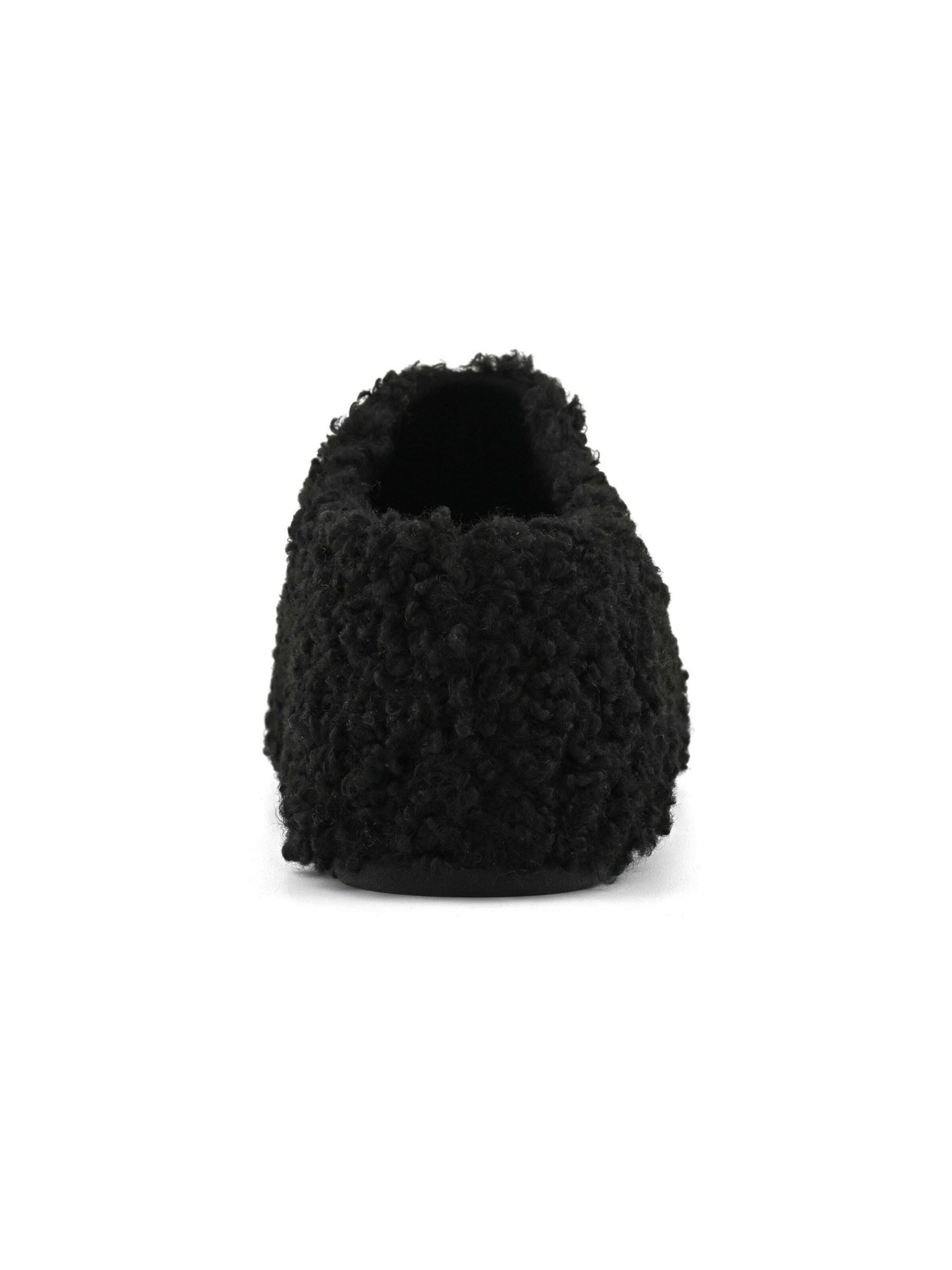 COLORS OF CALIFORNIA - Socas ' Teddy fur clog ' em preto: atrás