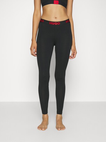 HUGOSkinny Tajice - crna boja: prednji dio